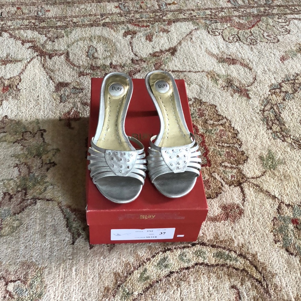 Size 37 Silver Heel by Blay